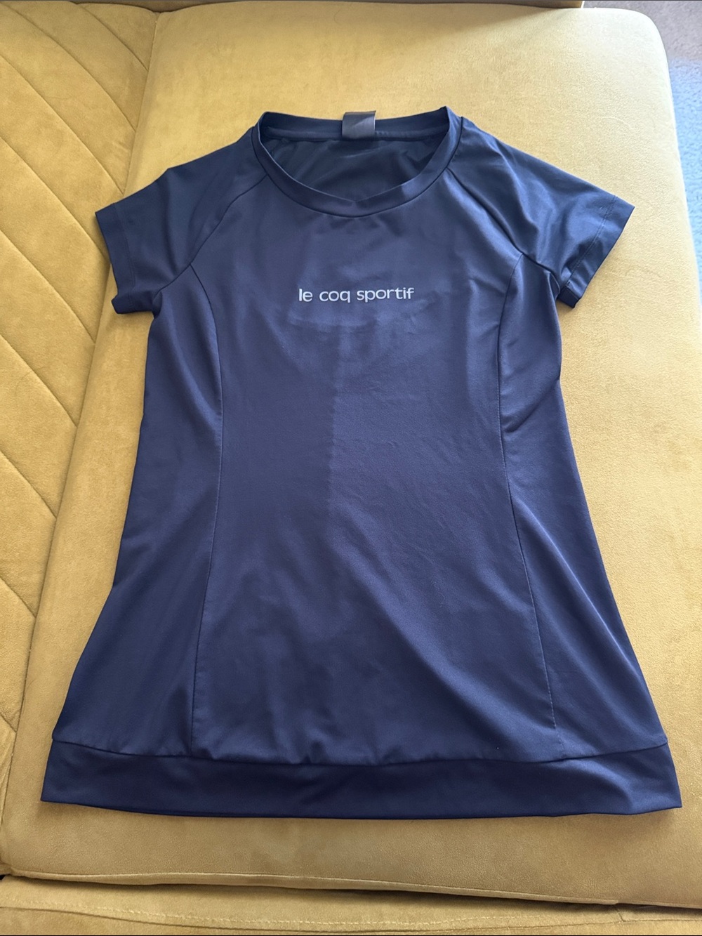 Le Coq Sportif Black Short Sleeve Women's Athletic Tee
